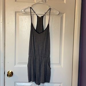 Gray romper